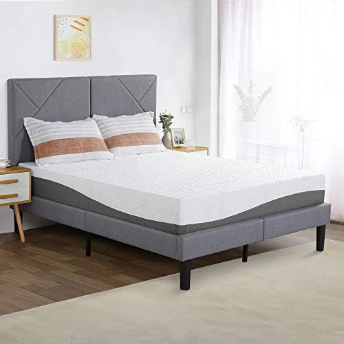 10 Inch Wave Gel Infused Memory Foam Mattress,Gray (Twin) 6 10 Inch Wave Gel Infused Memory Foam Mattress,Gray (Twin) - Image 6