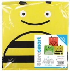 The Home Fusion Company Kids Folding Animal Storage Box Cube 27cm Square Collapsible Red Yellow Green -Safavieh Furniture 41DkyVwHZGL. AC