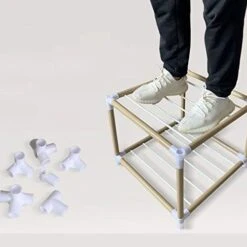 N/A Detachable Wardrobe Steel Frame Thicken Bold Double Folding Full Hanging Fabric Simple Storage Economy Cloth Wardrobe 7 N/A Detachable Wardrobe Steel Frame Thicken Bold Double Folding Full Hanging Fabric Simple Storage Economy Cloth Wardrobe -Safavieh Furniture 41E04iCyccL