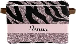 Pink Floral Hedgehog Girl Personalized Large Storage Box For Toy,Bathroom,Nursery,Home Kitchen Shelves,Custom Closet Decorative Storage Bins 2 Pack -Safavieh Furniture 41EIh0uVoLL. AC