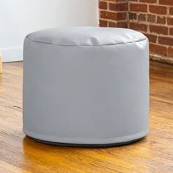 Jaxx Spring Modular Pouf Classroom Bean Bag Seat, Premium Vinyl - Submarine Grey 18 Jaxx Spring Modular Pouf Classroom Bean Bag Seat, Premium Vinyl - Submarine Grey -Safavieh Furniture 41EXH8ywj9L