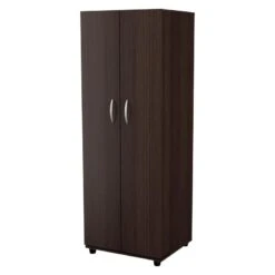 Inval 4-Shelf 2-Door Kitchen Pantry Storage Cabinet, Espresso 8 Inval 4-Shelf 2-Door Kitchen Pantry Storage Cabinet, Espresso -Safavieh Furniture 41Ek22Ql7mL