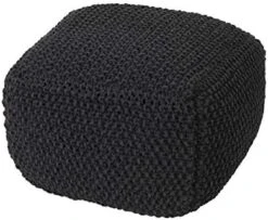 Christopher Knight Home Joyce Knitted Cotton Square Pouf, Dark Grey 18 Christopher Knight Home Joyce Knitted Cotton Square Pouf, Dark Grey -Safavieh Furniture 41F2cUlpkWL. AC