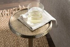 Kate And Laurel Sanzo Bohemian Side Table, 9 X 9 X 23, Gold, Decorative Pedestal End Table For Display And Storage -Safavieh Furniture 41F8me70ZcL