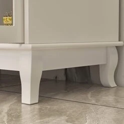 ECACAD Large Kitchen Pantry Storage Cabinet With Glass Doors, Drawers & Open Shelves, Freestanding Kitchen Cupboard Buffet Cabinet With Wine Rack For Living Room, White 13 ECACAD Large Kitchen Pantry Storage Cabinet With Glass Doors, Drawers & Open Shelves, Freestanding Kitchen Cupboard Buffet Cabinet With Wine Rack For Living Room, White -Safavieh Furniture 41FUD1jROmL