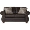Roundhill Furniture Leinster Love Seats, Espresso