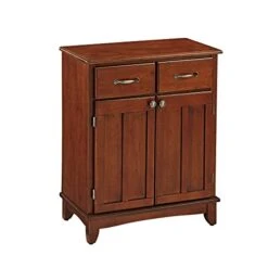 Buffet Of Buffet Medium Cherry With Wood Top By Home Styles