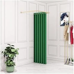 SHIJINHAO Portable Locker Room, Clothing Store Fitting Room Floor-Standing Mobile Shielding Privacy Protection Fitting Room, Cut Off Used For The Mall, Boutiques (Color : White, Size : 80x80cm) 10 SHIJINHAO Portable Locker Room, Clothing Store Fitting Room Floor-Standing Mobile Shielding Privacy Protection Fitting Room, Cut Off Used For The Mall, Boutiques (Color : White, Size : 80x80cm) -Safavieh Furniture 41FshPLUAuS. AC