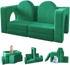 Wanan Kids Couch 10PCS, Toddler Couch With Modular Kids Couch For Playroom Bedroom, 10 In 1 Multifunctional Toddler Couch For Playing, Creativing, Sleeping, Indoor Kids Sofa (Blueberry) 23 Wanan Kids Couch 10PCS, Toddler Couch With Modular Kids Couch For Playroom Bedroom, 10 In 1 Multifunctional Toddler Couch For Playing, Creativing, Sleeping, Indoor Kids Sofa (Blueberry) -Safavieh Furniture 41G VlrPItL. AC