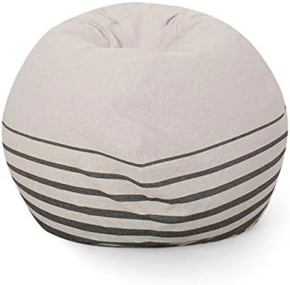 Christopher Knight Home Hudgeons 5 Foot Striped Bean Bag - Natural/Brown Stripes 11 Christopher Knight Home Hudgeons 5 Foot Striped Bean Bag - Natural/Brown Stripes - Image 11