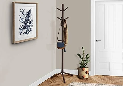 Monarch Specialties COAT RACK - 69"H / WHITE WOOD CONTEMPORARY STYLE 3 Monarch Specialties COAT RACK - 69"H / WHITE WOOD CONTEMPORARY STYLE - Image 3