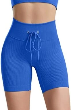 MatureGirl Solid Yoga Athletic Pants Waist Pants High Leggings Workout Women's Yoga Pants Cotton Pants Yoga (Blue, M) -Safavieh Furniture 41GQtEudrqL. AC 1