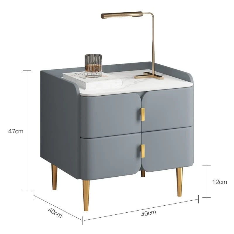 Indoor Bedrooms Nightstand Modern Nightstand With Drawer Square End, Side Table For Bedroom, Living Room, Small Space, Night Stand With Open Shelf Nightstand Side Table ( Color : B , Size : 40*40*47CM 3 Indoor Bedrooms Nightstand Modern Nightstand With Drawer Square End, Side Table For Bedroom, Living Room, Small Space, Night Stand With Open Shelf Nightstand Side Table ( Color : B , Size : 40*40*47CM - Image 3