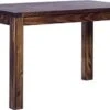 B.R.A.S.I.L.-Möbel TableChamp Dining Table Counter Height 36 In 47.2 X 31.5 Oak Antique Solid Pine Wood Oiled