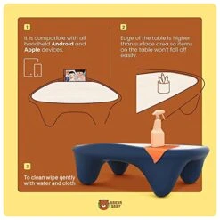 BBEAR BABY Children’s Elegant Lightweight Sit & Play, Media Stand, Activity Table, Safe & Tough - All In One Designed For Ages 0 To 5 Made In Korea -Safavieh Furniture 41GcwO0ngLL