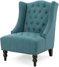 Christopher Knight Home Toddman High-Back Velvet Club Chair, Grey & GDFStudio Leona Modern Glam Tufted Velvet Wingback Loveseat, Gray And Dark Brown -Safavieh Furniture 41GwdUV 0SS. AC