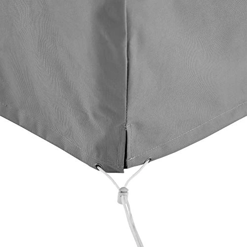 Crosley Furniture MO75011-GY Heavy-Gauge Reinforced Vinyl 4 Piece Furniture Cover Set (Loveseat, Sofa, Table/Ottoman, Chair), Gray 4 Crosley Furniture MO75011-GY Heavy-Gauge Reinforced Vinyl 4 Piece Furniture Cover Set (Loveseat, Sofa, Table/Ottoman, Chair), Gray - Image 4