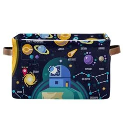 Rectangular Storage Bin Animals Wood Fox Basket With Handles - Nursery Storage, Laundry Hamper, Book Bag, Gift Baskets -Safavieh Furniture 41HuKWdACZL