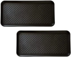 Stalwart 75-ST6012 All Weather Boot Tray-Water Resistant Plastic Utility Shoe Mat For Indoor And Outdoor Use In All Seasons (Black), Large 16 Stalwart 75-ST6012 All Weather Boot Tray-Water Resistant Plastic Utility Shoe Mat For Indoor And Outdoor Use In All Seasons (Black), Large -Safavieh Furniture 41Hv iTWGhL. AC