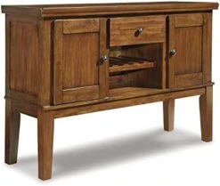 Signature Design By Ashley Ralene Rustic -Dining Room Buffet With Wine Rack, Medium Brown -Safavieh Furniture 41I Su hdL. AC
