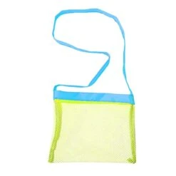 Mesh Beach Shell Bag, Beach Bags For Kids Shells Beach Toys Resuable Cute Mesh Tote Pool Bags Mesh Beach Bags With Drawsting For Kid's Toys Travel Picnic Laundry(m45)