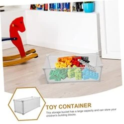 TOYANDONA Block Slot Children Toys Toy Boxes For Kids Office Desk Toys 1pc Stackable Toy Organizer Toy Wall Organizer Plastic Storage Case Storage Box Wall-mounted Storage Box Kids Toy Box -Safavieh Furniture 41ISBYkxZUL