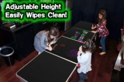 PartyPongTables.com Portable Folding Table W/ Surface & Markers For Art, Classroom, Parties, And More 4 Ft Or 8 Ft 8 PartyPongTables.com Portable Folding Table W/ Surface & Markers For Art, Classroom, Parties, And More 4 Ft Or 8 Ft -Safavieh Furniture 41IfaS9AhLL