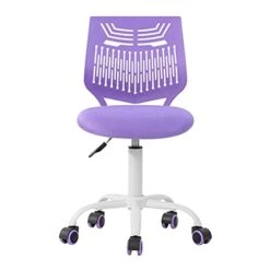 FurnitureR Writing Task Chair For Teens Boys Girls Desk Chair With Backrest For Study Room Bedroom, Home Office (Purple) 9 FurnitureR Writing Task Chair For Teens Boys Girls Desk Chair With Backrest For Study Room Bedroom, Home Office (Purple) -Safavieh Furniture 41Ip3HiOtlS