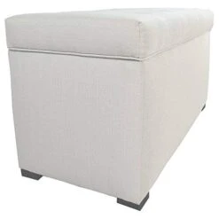 MJL Furniture Designs Angela Collection Button Tufted Upholstered Lift Top Medium Sized Bedroom Chest Storage Trunk, HJM100 Series, Beige -Safavieh Furniture 41It5zVXPTL