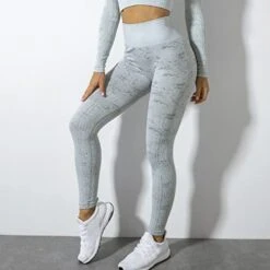 MatureGirl Women' Bright Pants High Waist Pants Yoga Sports Thin Fitness Pants Yoga Pants Ski Yoga Pants (Grey, M) -Safavieh Furniture 41JLOabqikL