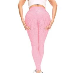 MatureGirl Women High Fit Leg Pants Pants Waisted Yoga Sports Casual Slim Yoga Pants Tall Yoga Pants For Women Cotton (Pink, M) -Safavieh Furniture 41JTOslPpkL