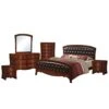 Jansen Queen Panel 6PC Bedroom Set Queen/6 Piece