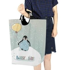 Baby Boy Little Penguin Large Laundry Baskets Washing Hamper Bag Snow Yellow Balloon Dirty Clothes Storage Bin Toy Book Clothing Holder With Handles For Home Bathroom Bedroom 50L 6 Baby Boy Little Penguin Large Laundry Baskets Washing Hamper Bag Snow Yellow Balloon Dirty Clothes Storage Bin Toy Book Clothing Holder With Handles For Home Bathroom Bedroom 50L -Safavieh Furniture 41JtPQbt4WL