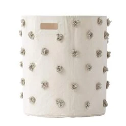 PEHR Pom Pom Hamper, Blush -Safavieh Furniture 41Jy aOa80L