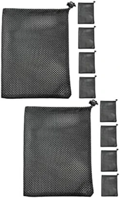 CLISPEED 10 Pcs Hand Bag Storage Organizer Mesh Organizer Bags Mesh Bags For Travel Mesh Golf Pouch Net Ball Bag 14 CLISPEED 10 Pcs Hand Bag Storage Organizer Mesh Organizer Bags Mesh Bags For Travel Mesh Golf Pouch Net Ball Bag -Safavieh Furniture 41K2K0e8ddL. AC