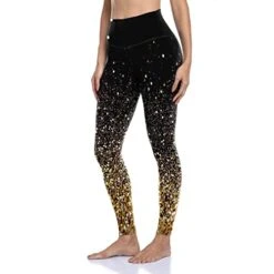 MatureGirl Running Pants Women's Workout Leggings Yoga Sports Athletic Fitness Yoga Pants Women Leggings Yoga (Gold, M) -Safavieh Furniture 41K8y5POqzL