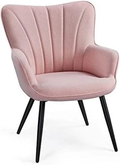 Yaheetech Accent Chair, Modern And Elegant Armchair, Linen Fabric Living Room Chair With Mental Legs And High Back For Living Room Bedroom Office Waiting Room, Pink 21 Yaheetech Accent Chair, Modern And Elegant Armchair, Linen Fabric Living Room Chair With Mental Legs And High Back For Living Room Bedroom Office Waiting Room, Pink -Safavieh Furniture 41KLoRbqyUS. AC