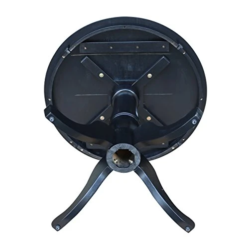 International Concepts 30-Inch Round By 30-Inch High Top Ped Table, Black 3 International Concepts 30-Inch Round By 30-Inch High Top Ped Table, Black - Image 3