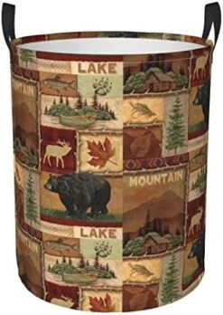 Large Laundry Hamper Collapsible Laundry Baskets Dinosaur Aggressive Wild T-Rex Dirty Clothes Hamper Waterproof Foldable Storage Bin For Toy Organizer Nursery -Safavieh Furniture 41KwKrh27RL. AC