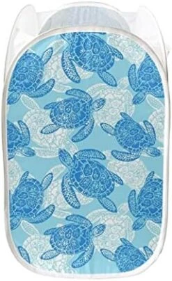 Forchrinse Cool Horse Painting Mesh Pop-up Laundry Hamper Laundry Basket Collapsible Design,Suitable For Children's Room,College Dorm,Travel -Safavieh Furniture 41LcHsewiL. AC