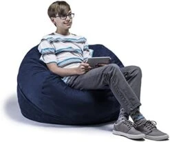 Jaxx Saxx 3 Foot Bean Bag Chair With Removable Cover, Cinnabar 20 Jaxx Saxx 3 Foot Bean Bag Chair With Removable Cover, Cinnabar -Safavieh Furniture 41LgGoQz5eL. AC