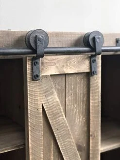 Sliding Barn Door Wall Storage Cabinet Freestanding Console Cabinet Buffet Modern Farmhouse Sideboard Organizer Distressed Furniture Wood Fully Assembled Shabby Chic 29.1 X 12.4 X 31.9 Inches (Brown) 8 Sliding Barn Door Wall Storage Cabinet Freestanding Console Cabinet Buffet Modern Farmhouse Sideboard Organizer Distressed Furniture Wood Fully Assembled Shabby Chic 29.1 X 12.4 X 31.9 Inches (Brown) -Safavieh Furniture 41LmQltjm5L