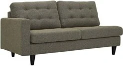 Modway Empress Mid-Century Modern Upholstered Fabric Side Armless Lounge Accent Chair Azure -Safavieh Furniture 41LtSccsYVL. AC