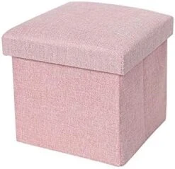 DOUBAO Foldable Storage Stool Storage Baskets Fabric Storage Box Use As A Stool Bedroom Living Room Footrest Laundry Basket 30 * 30 * 30 (Color : Black) -Safavieh Furniture 41LynXo0uL. AC