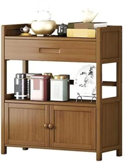 Microwave Oven Rack Storage Rack For Household Use, Living Room, Office, Floor To Floor Storage Of Tea Water Cabinet, Tea Table Side Tea Rack, Kitchen Storage Cabinet Kitchen Storage Rack (Color : Br 9 Microwave Oven Rack Storage Rack For Household Use, Living Room, Office, Floor To Floor Storage Of Tea Water Cabinet, Tea Table Side Tea Rack, Kitchen Storage Cabinet Kitchen Storage Rack (Color : Br -Safavieh Furniture 41Lz6TJxYhL. AC 1