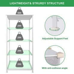 CONNOO 4 Drawer Fabric Dresser Storage Tower, Dresser Chest For Bedroom, Organizer Unit For Closets Bedroom Nursery Room Hallway, Wood Top, Gray White -Safavieh Furniture 41LzYhIweTL