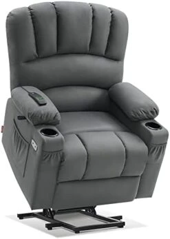 MCombo Electric Power Lift Recliner Chair Sofa With Massage And Heat For Elderly, Extended Footrest, Hand Remote Control, Cup Holders, USB Ports, 2 Side Pockets, Fabric 7095 18 MCombo Electric Power Lift Recliner Chair Sofa With Massage And Heat For Elderly, Extended Footrest, Hand Remote Control, Cup Holders, USB Ports, 2 Side Pockets, Fabric 7095 -Safavieh Furniture 41M0nNIM8lL. AC