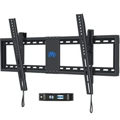 Mounting Dream TV Wall Mount, Low Profile TV Mount For 42-86 Inch TVs Up To 120lbs, Tilting TV Wall Mount With Max VESA 800x400mm, Fits 16'', 18'', 24'' Studs, Easily Adjust Level After Installation