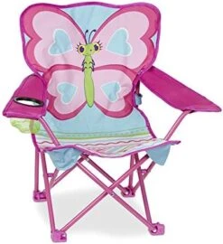 Melissa & Doug Cutie Pie Butterfly Camp Chair (Frustration-Free Packaging) , Pink -Safavieh Furniture 41MBLBa3sZL. AC