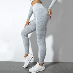 MatureGirl Women' Bright Pants High Waist Pants Yoga Sports Thin Fitness Pants Yoga Pants Ski Yoga Pants (Grey, M) -Safavieh Furniture 41McJytPJiL